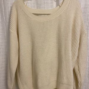 The Native One- Open back sweater